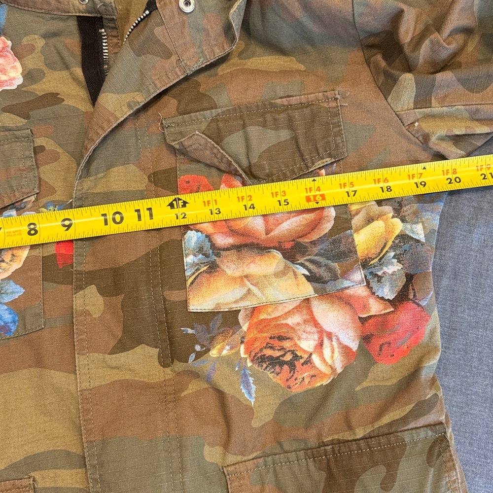 Floral print camo utility jacket - Picture 11 of 12